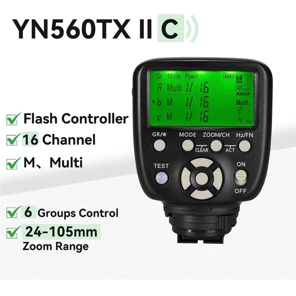 Flash Trigger Remote Controller, for Canon and YN560IV/III YN660 camera